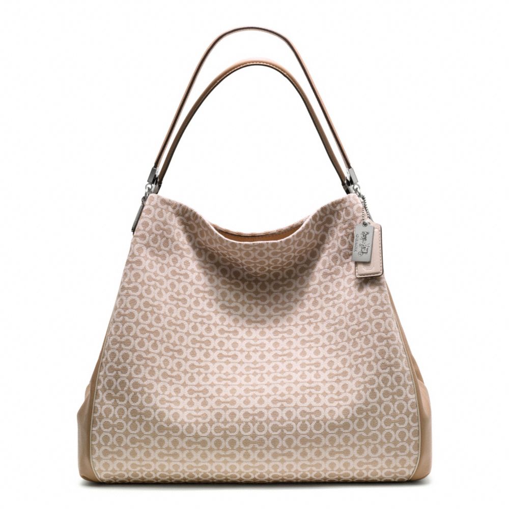 MADISON OP ART NEEDLEPOINT PHOEBE SHOULDER BAG
