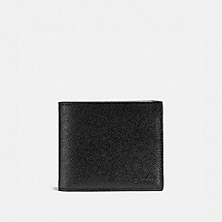 COACH 3 In 1 Wallet - BLACK - 25605