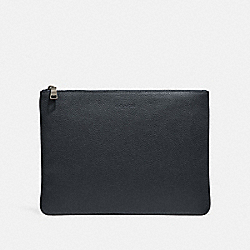 COACH Large Multifunctional Pouch - BLACK - 27564