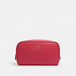 COACH SMALL BOXY COSMETIC CASE - IM/ELECTRIC PINK - 3590