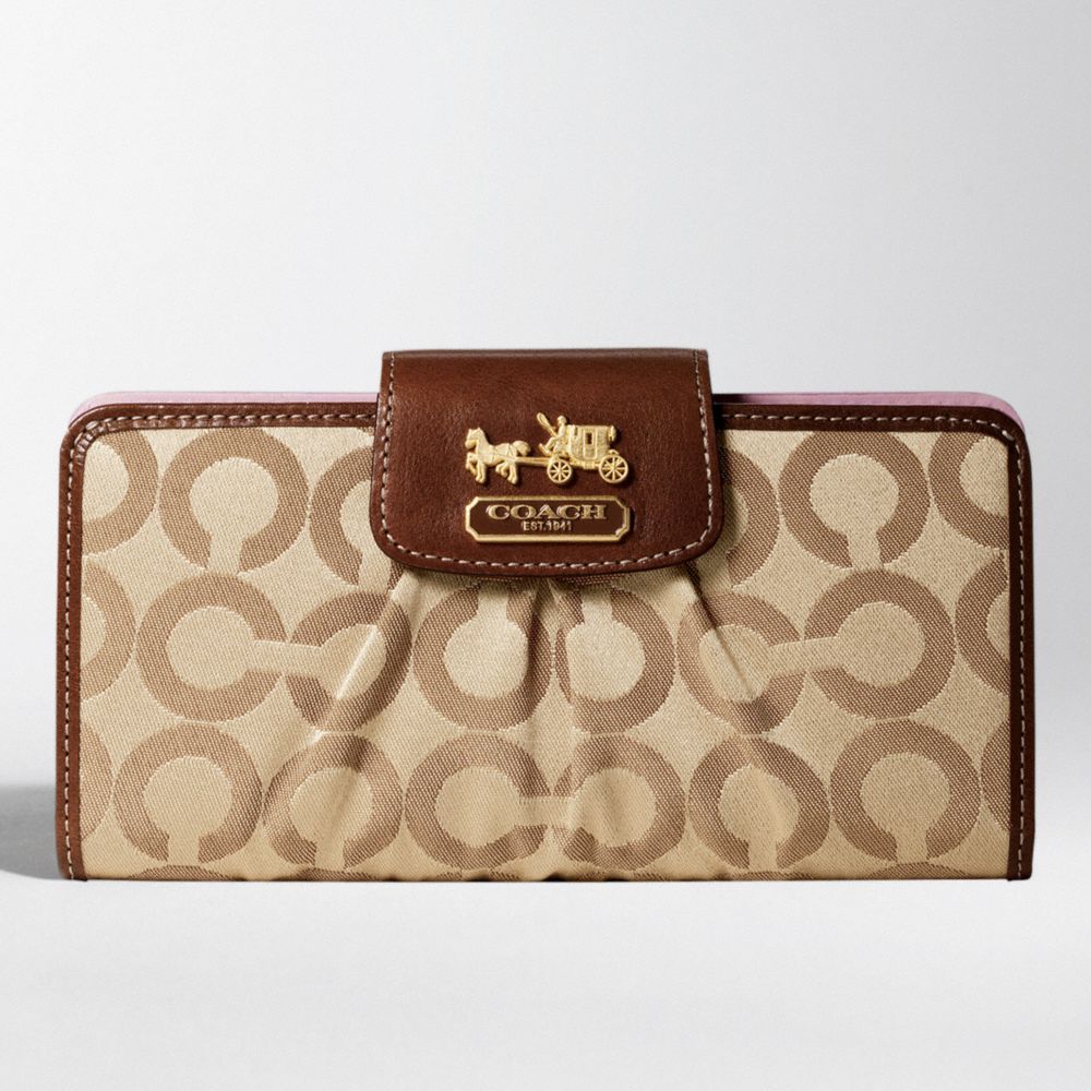 Madison Op Art Slim Envelope Wallet $228.00