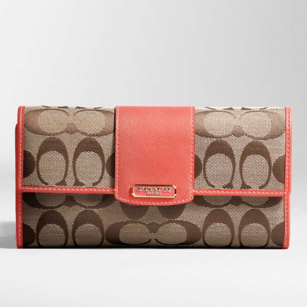 PENELOPE SIGNATURE CHECKBOOK WALLET $238.00