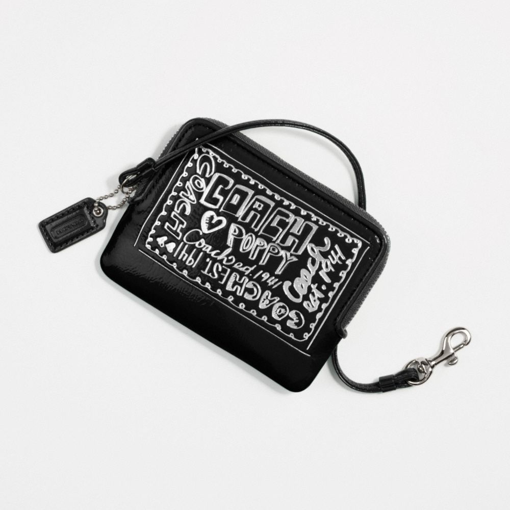 Poppy Patent Small Wallet $78.00