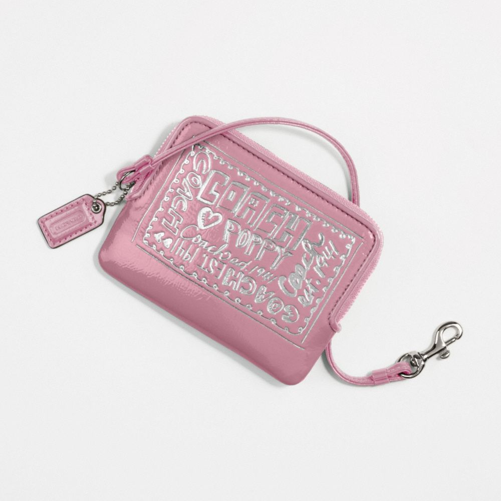 Poppy Patent Small Wallet $78.00
