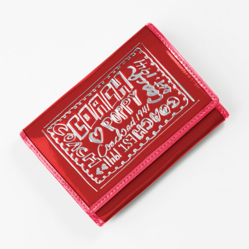 コーチ ポピー パテント コンパクト クラッチ &yen;37,800