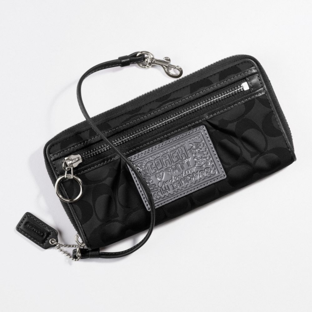 Poppy Signature Zip-Around Wallet $158.00