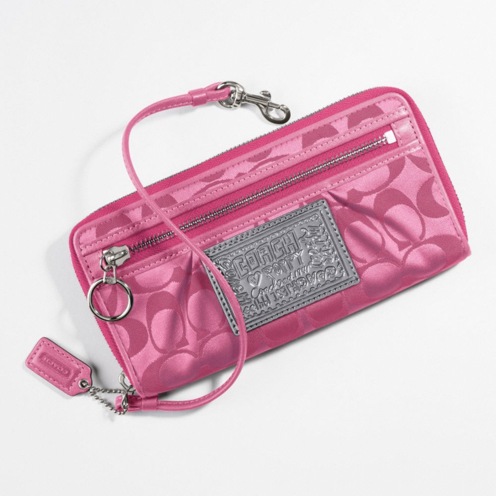 Poppy Signature Zip-Around Wallet $158.00