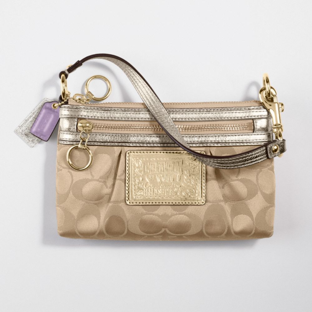 Poppy Signature Large Wristlet $98.00