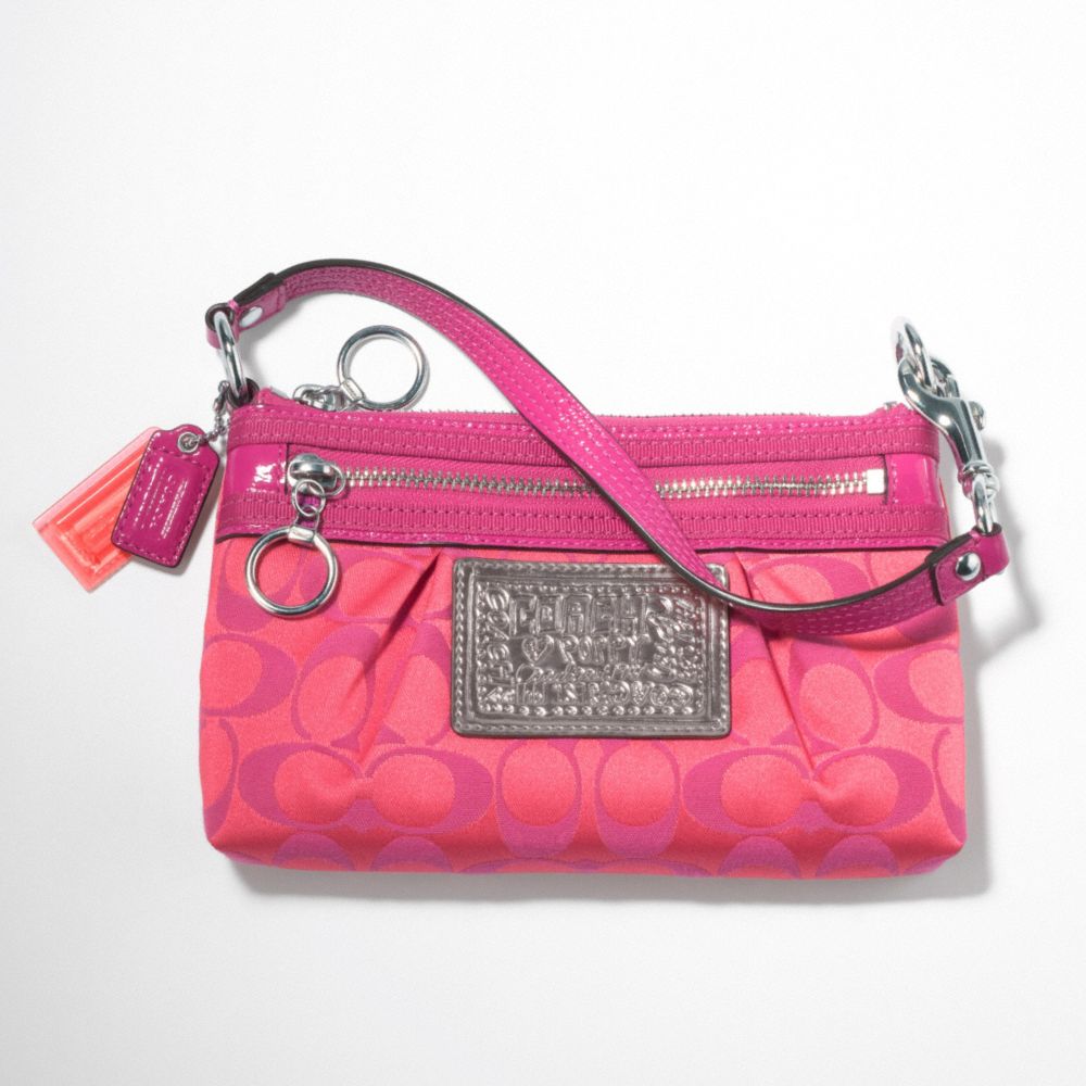 Poppy Signature Large Wristlet $98.00
