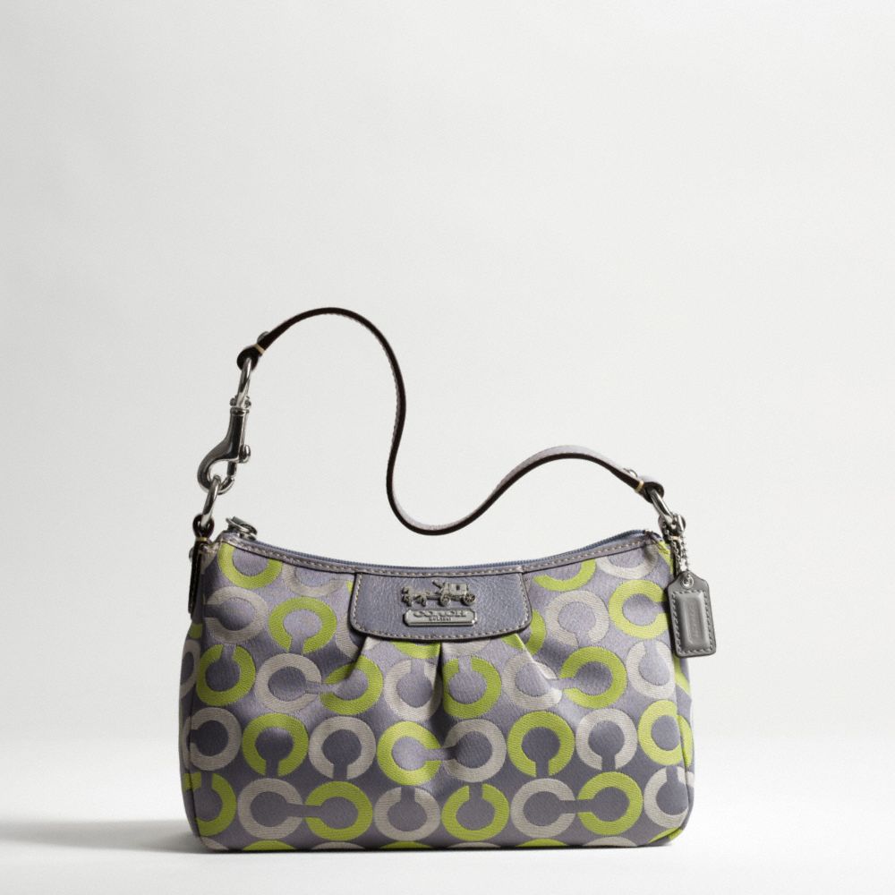 Madison Op Art Multi Top Handle Pouch $148.00