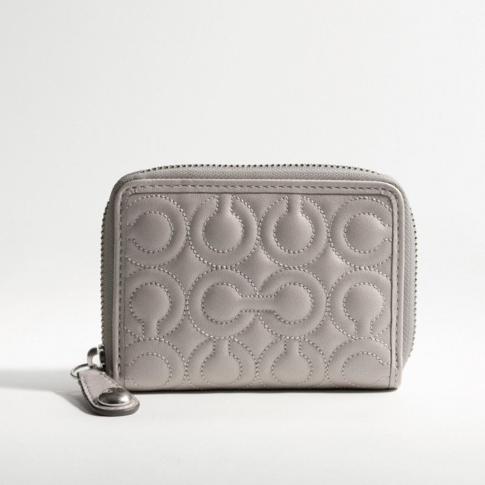 Gramercy Embossed Leather Medium Zip-Around $158.00