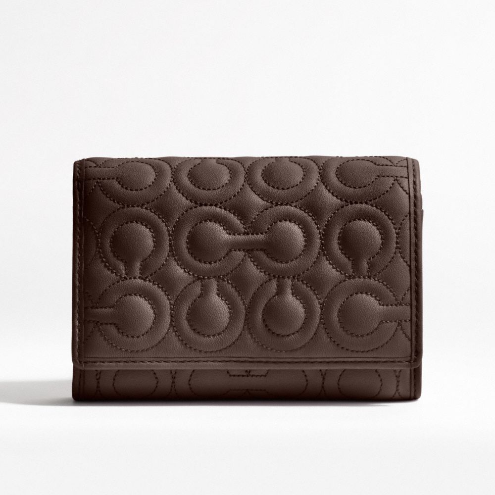 Gramercy Embossed Leather Compact Clutch $178.00