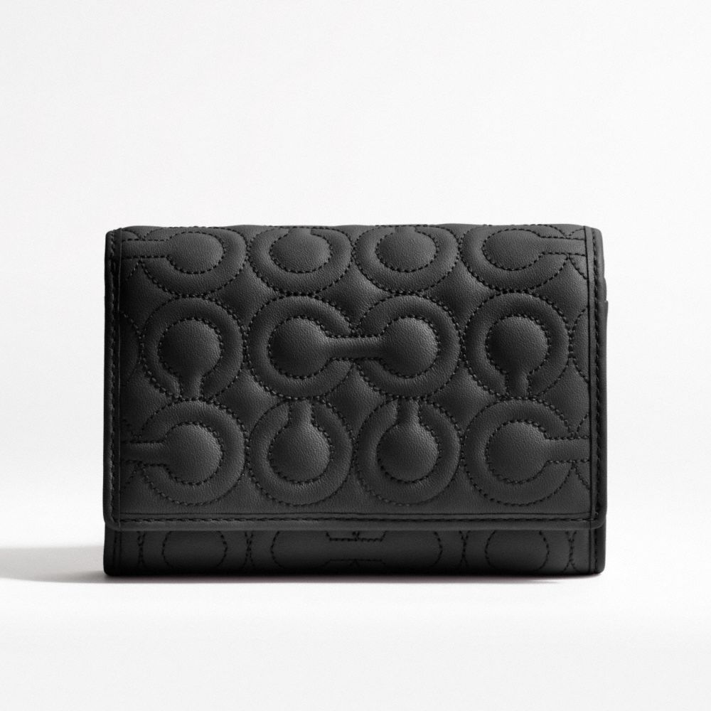 Gramercy Embossed Leather Compact Clutch $178.00