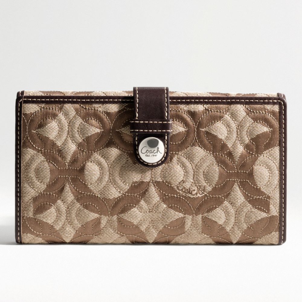 Gramercy Op Art Continental Wallet $228.00