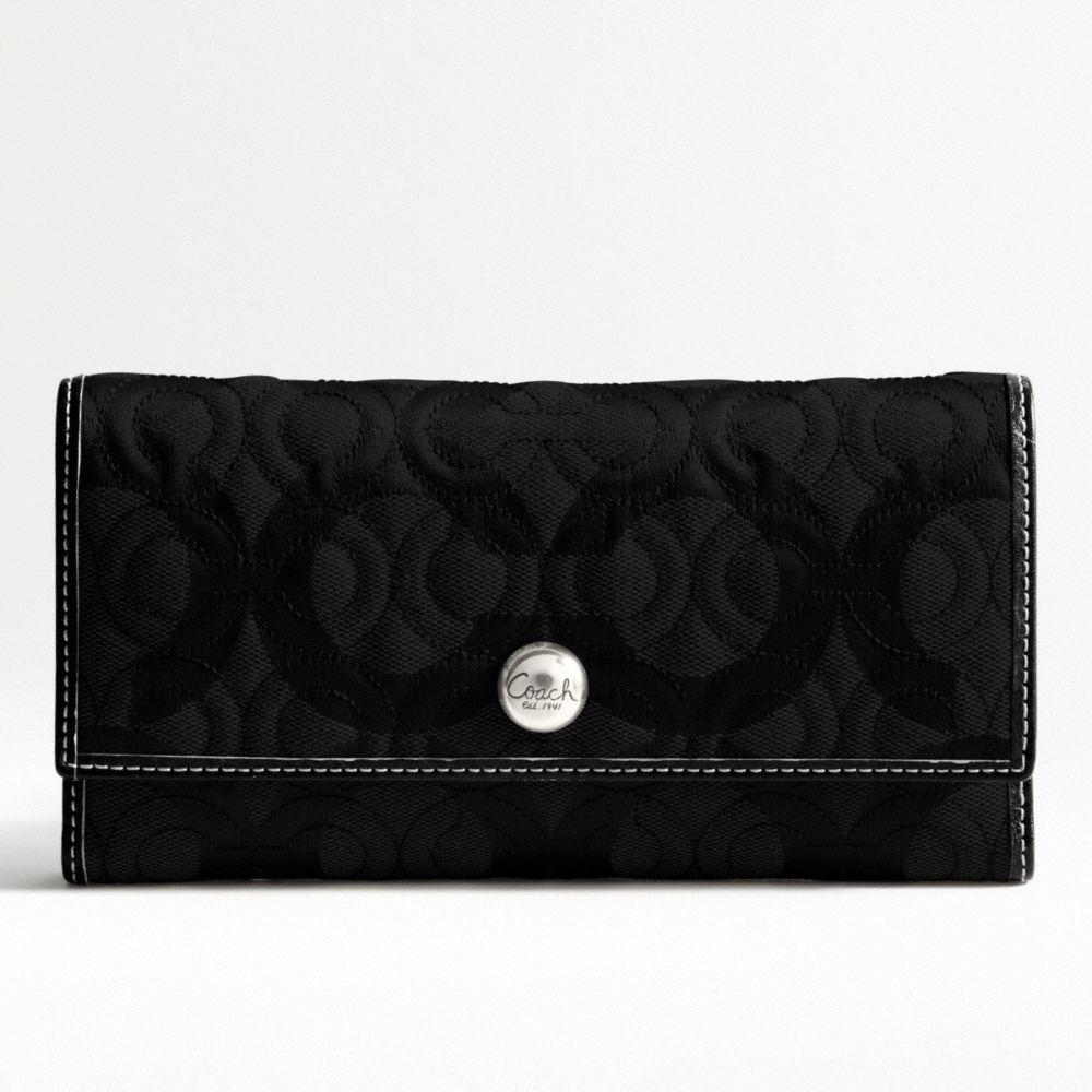 Gramercy Op Art Checkbook Wallet $198.00