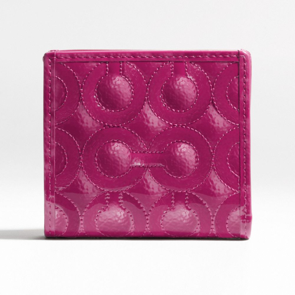 Gramercy Embossed Patent Small Wallet $98.00
