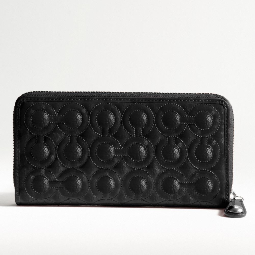 Gramercy Embossed Accordian Zip-Around Wallet $198.00