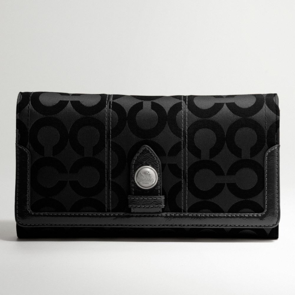 Tribeca Op Art Checkbook Wallet $198.00