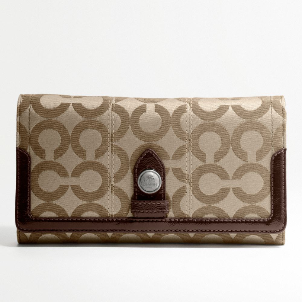 Tribeca Op Art Checkbook Wallet $198.00