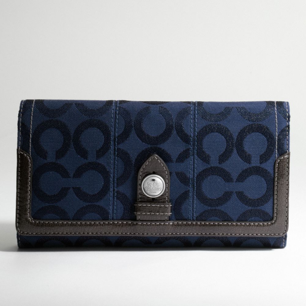 Tribeca Lurex Checkbook Wallet $198.00