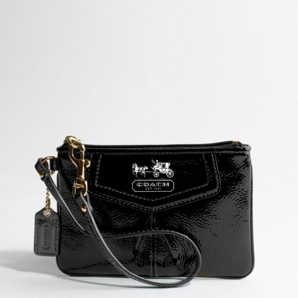 MADISON PATENT WRISTLET $58.00