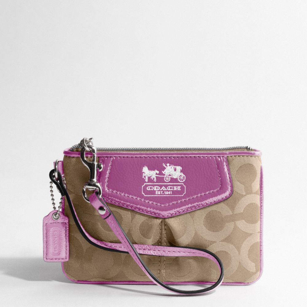 MADISON OP ART SATEEN WRISTLET $48.00