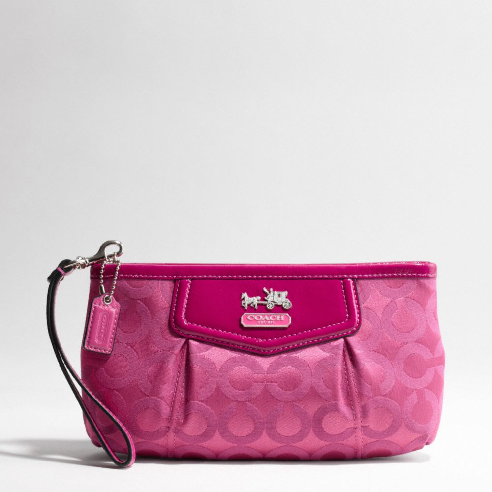 Madison Op Art Sateen Large Wristlet $98.00
