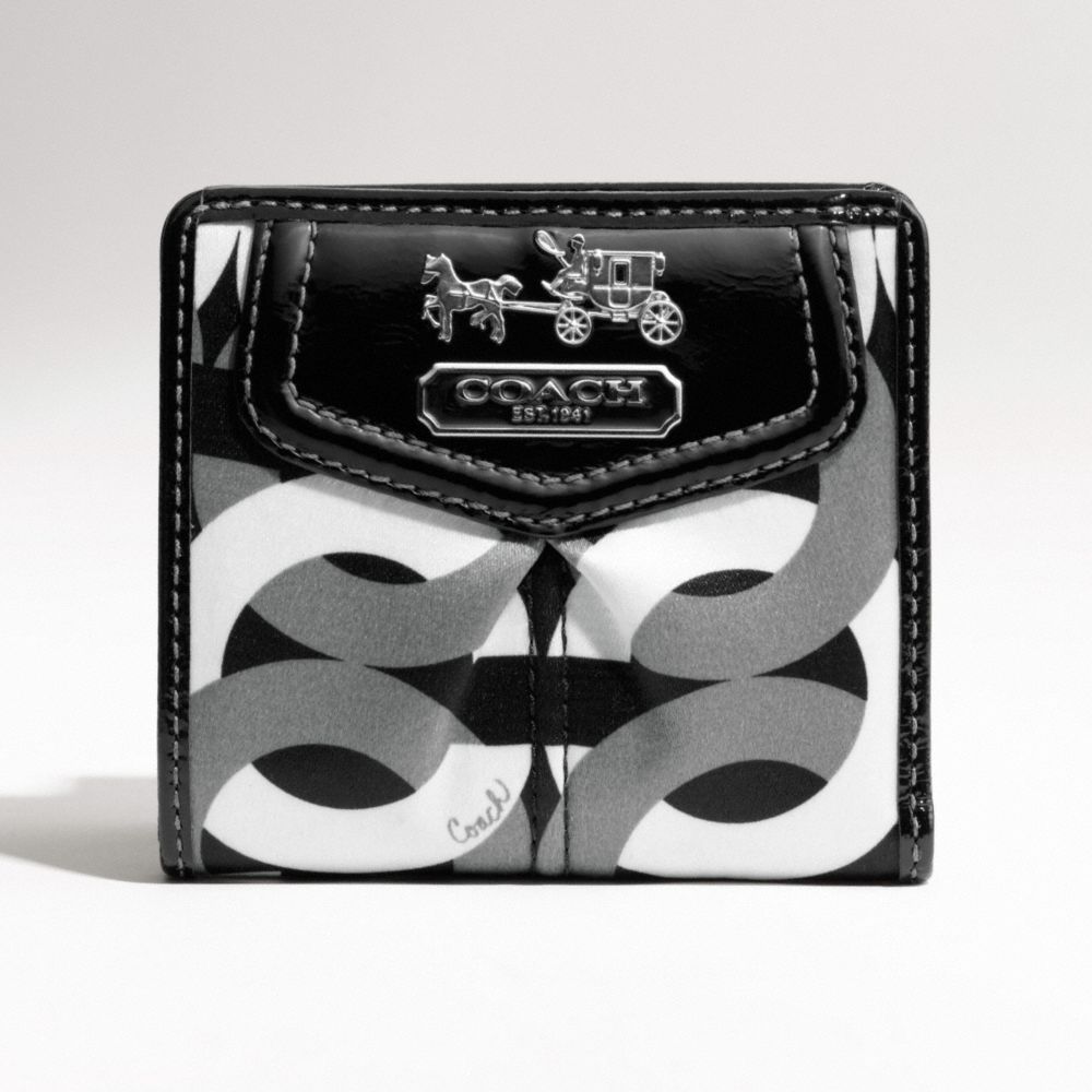 Madison Op Art Chainlink Small Wallet $98.00