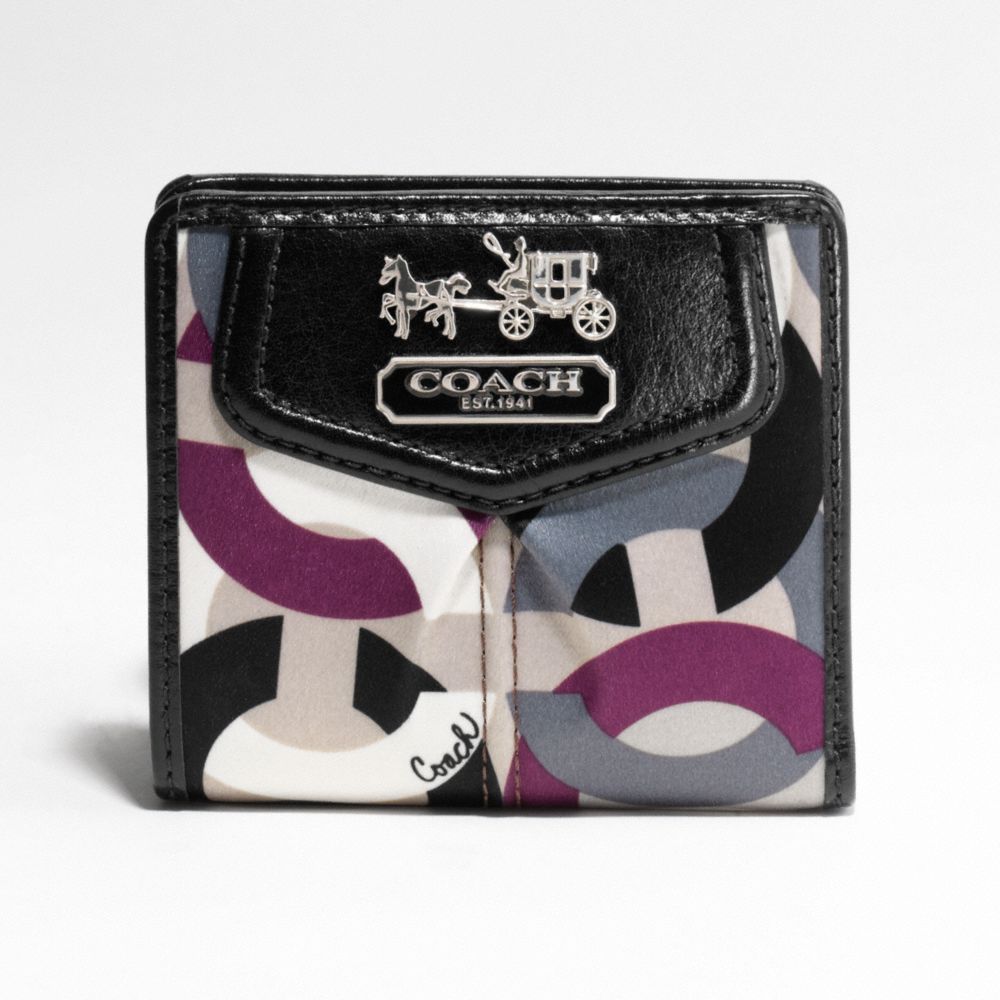 Madison Op Art Chainlink Small Wallet $98.00