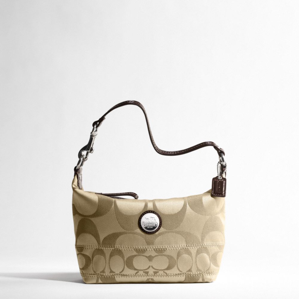 ALEX SIGNATURE TOP HANDLE POUCH $128.00