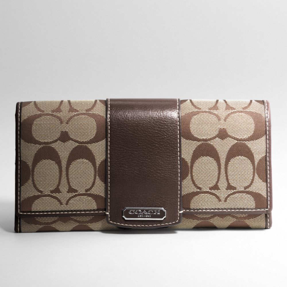 PENELOPE SIGNATURE SLIM ENVELOPE WALLET $198.00