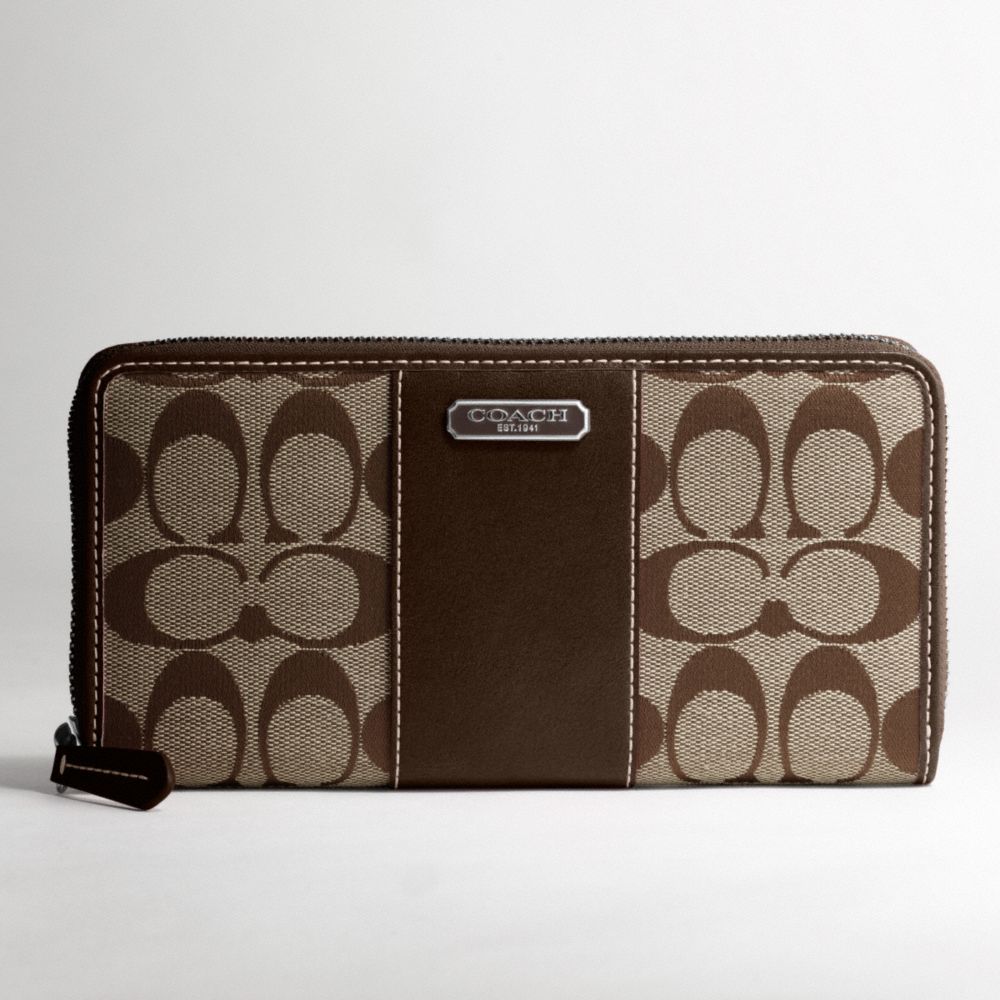 Penelope Signature Zip-Around Wallet $198.00