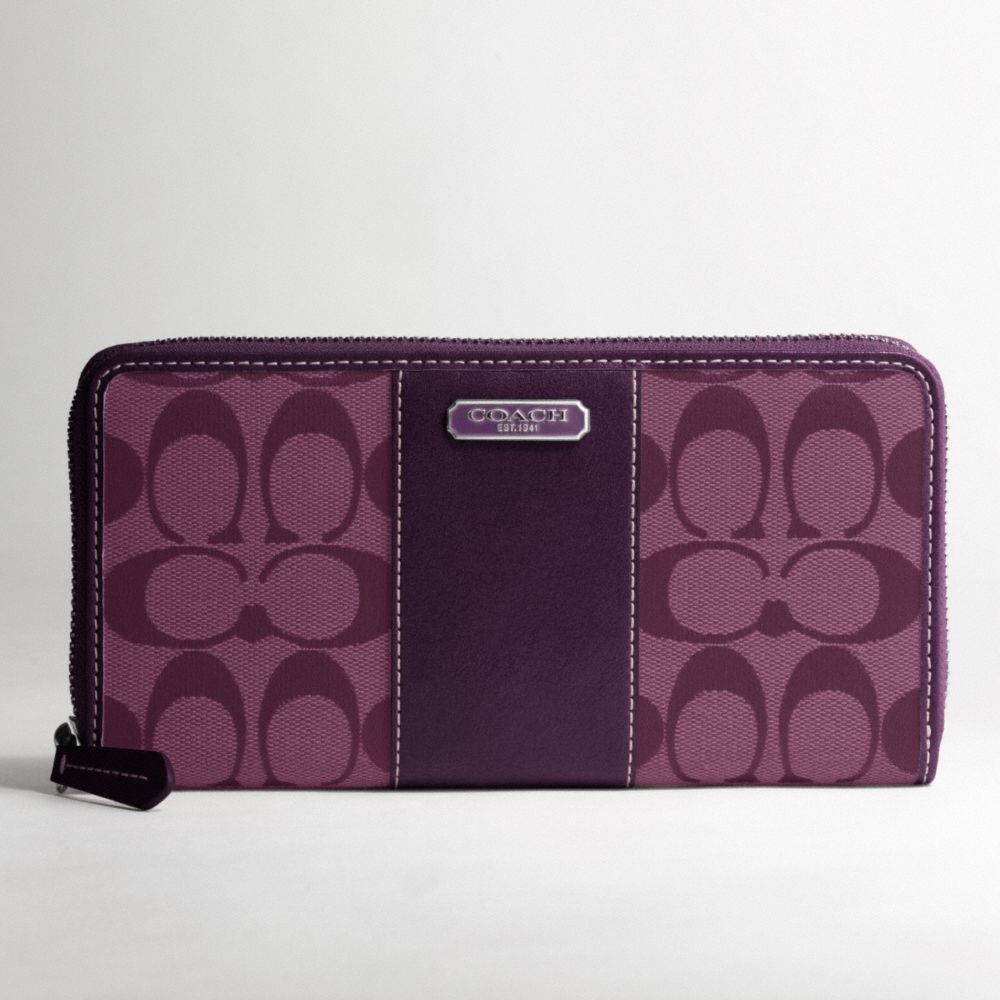 Penelope Signature Zip-Around Wallet $198.00