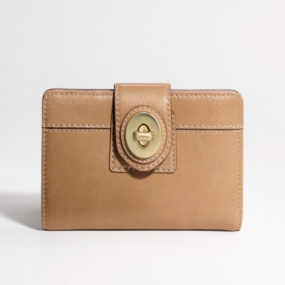PEYTON LEATHER MEDIUM WALLET $118.00