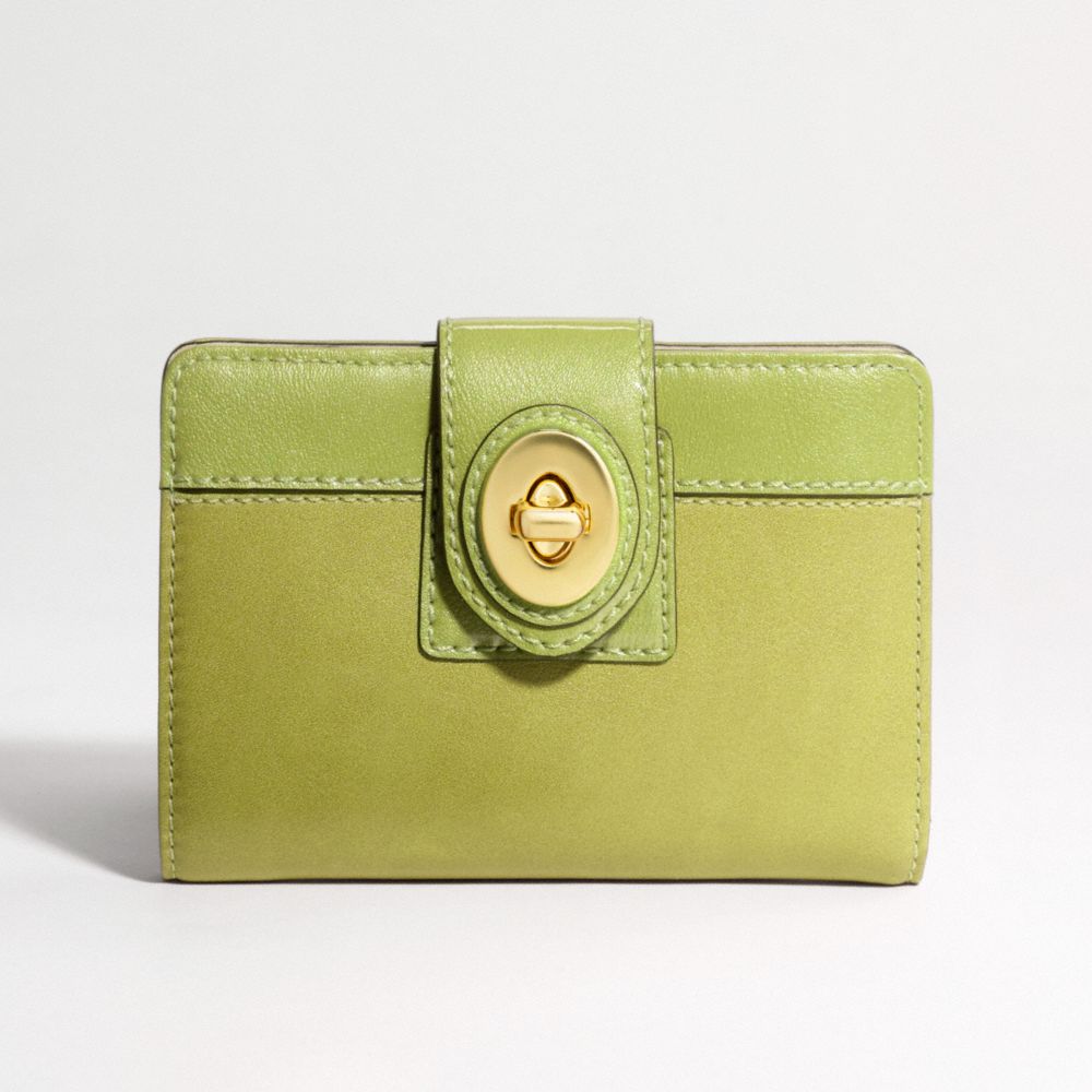 PEYTON LEATHER MEDIUM WALLET $118.00