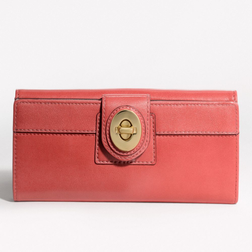 PEYTON LEATHER SLIM ENVELOPE WALLET $198.00