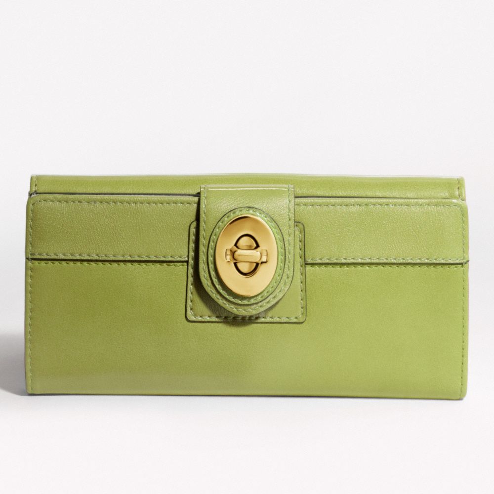 PEYTON LEATHER SLIM ENVELOPE WALLET $198.00