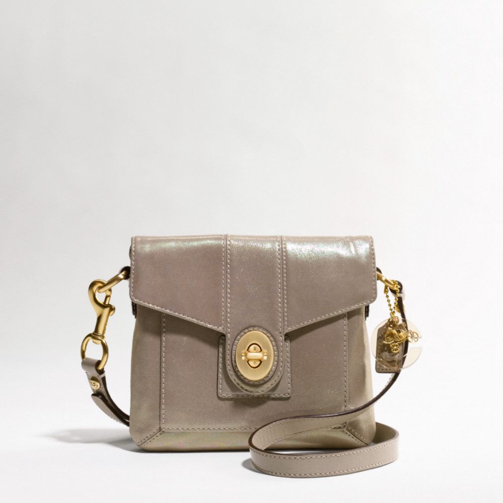 PEYTON TEXTURED METALLIC CROSSBODY $148.00