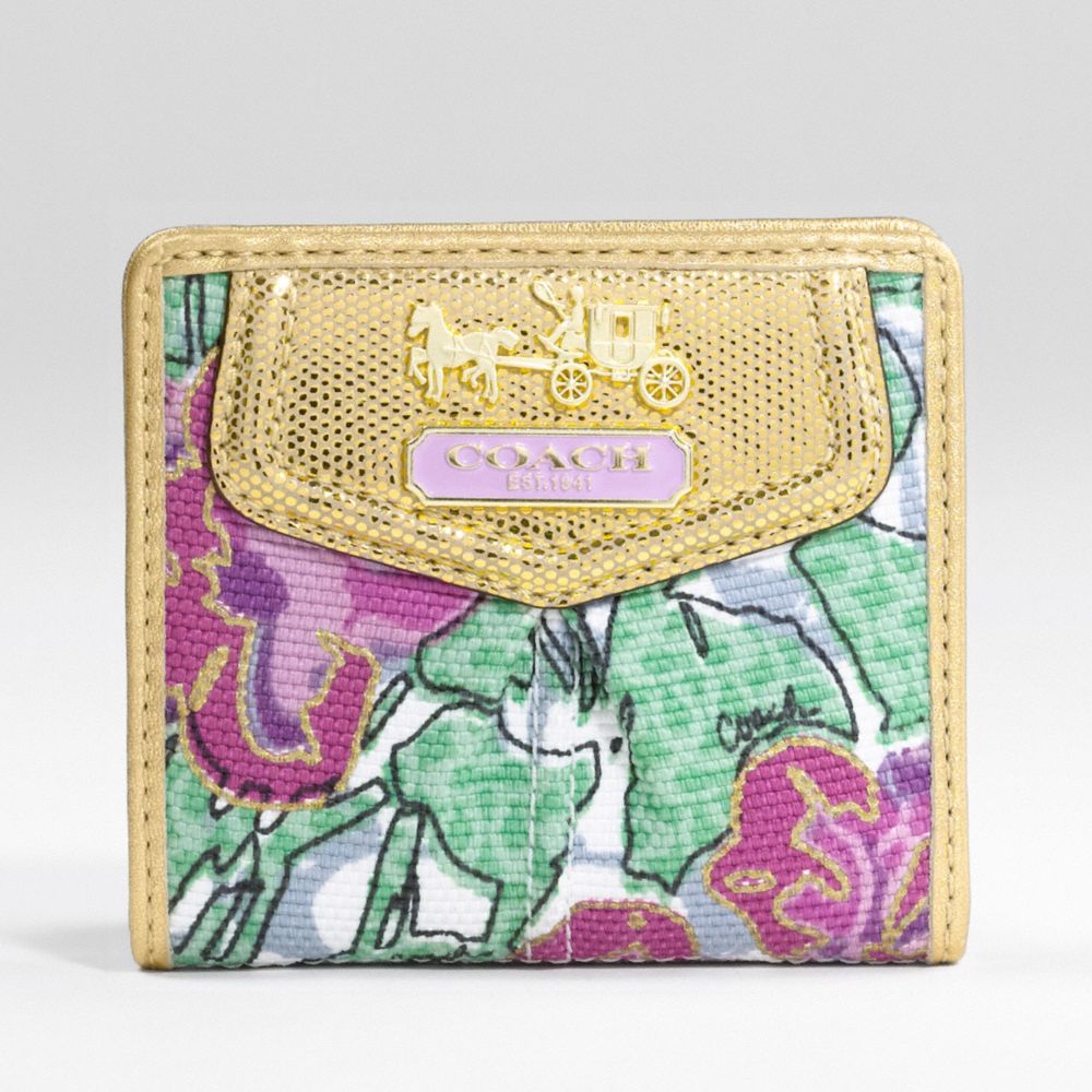 FLORAL PRINT SMALL WALLET $98.00