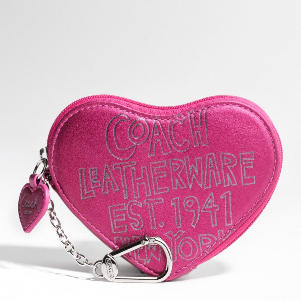 JEWEL HEART COIN PURSE $48.00