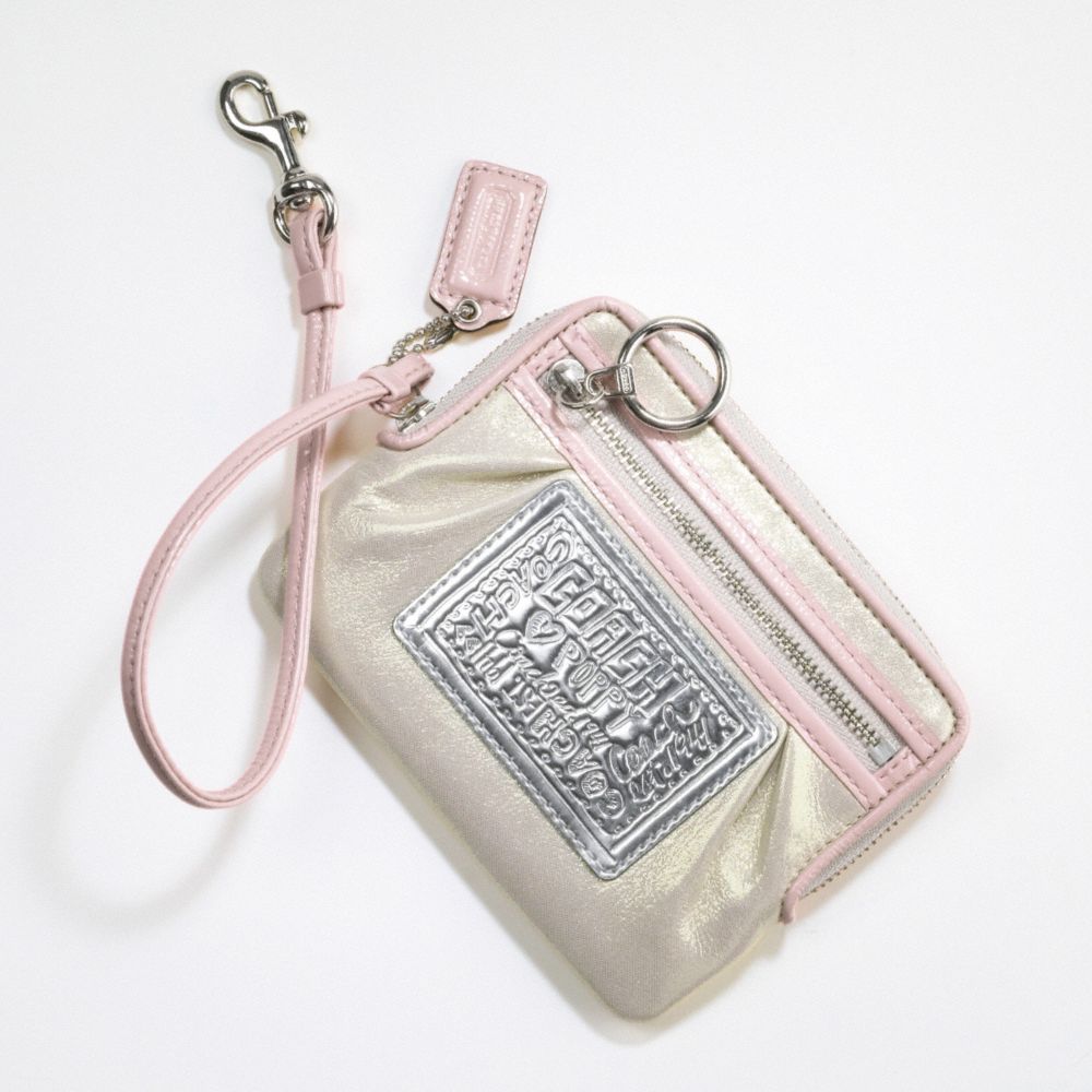 POPPY LEATHER SPARKLE SMALL WALLET $78.00