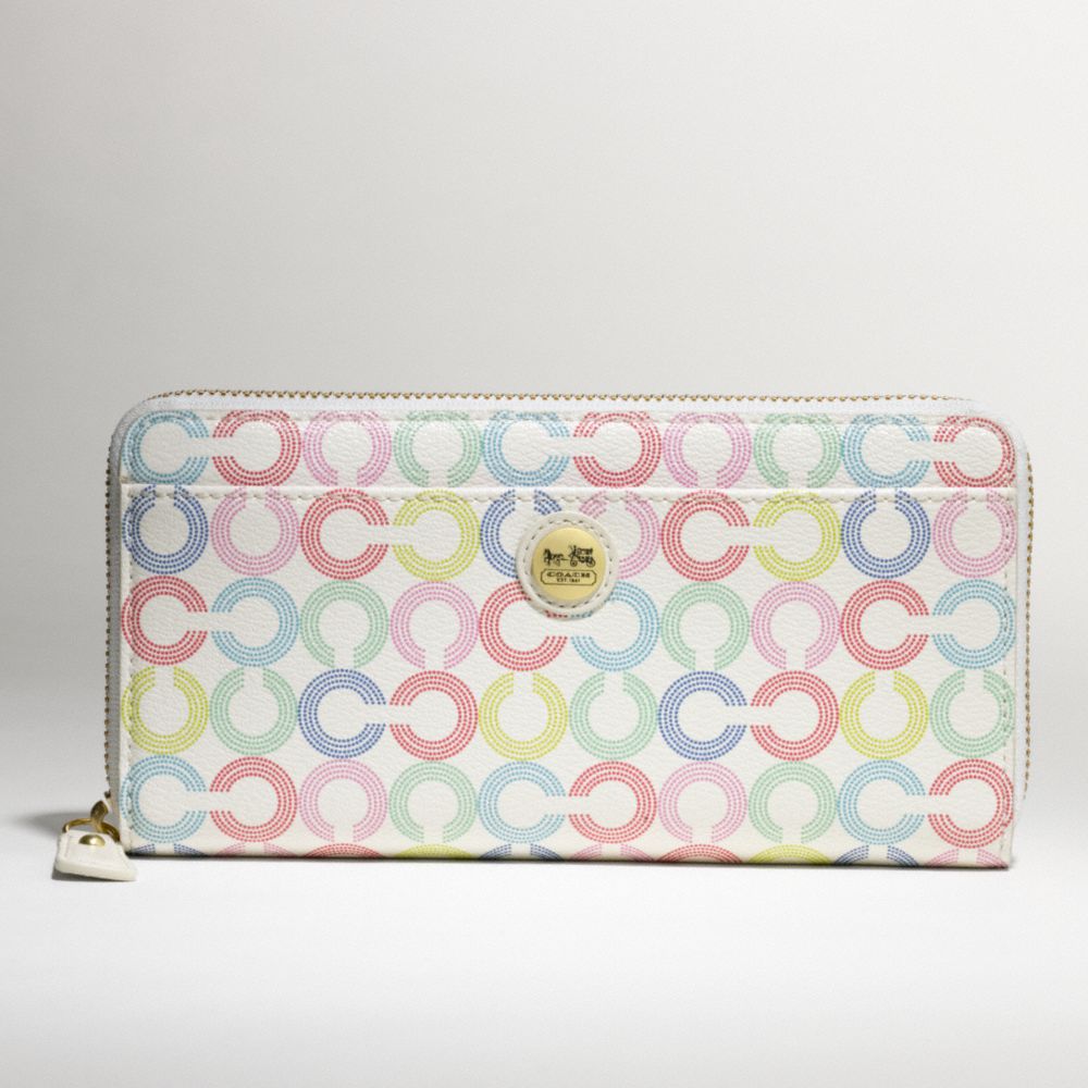 WAVERLY ZIP AROUND WALLET $188.00