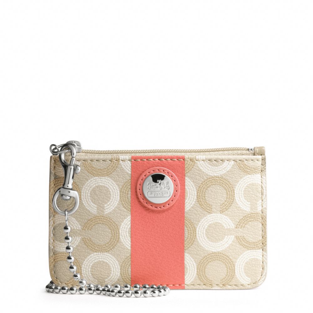 WAVERLY COATED CANVAS ID SKINNY