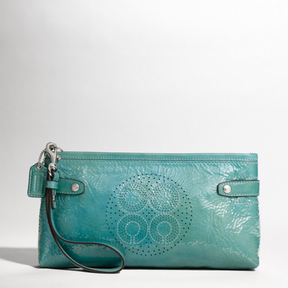 AUDREY PERFORATED LARGE WRISTLET $118.00