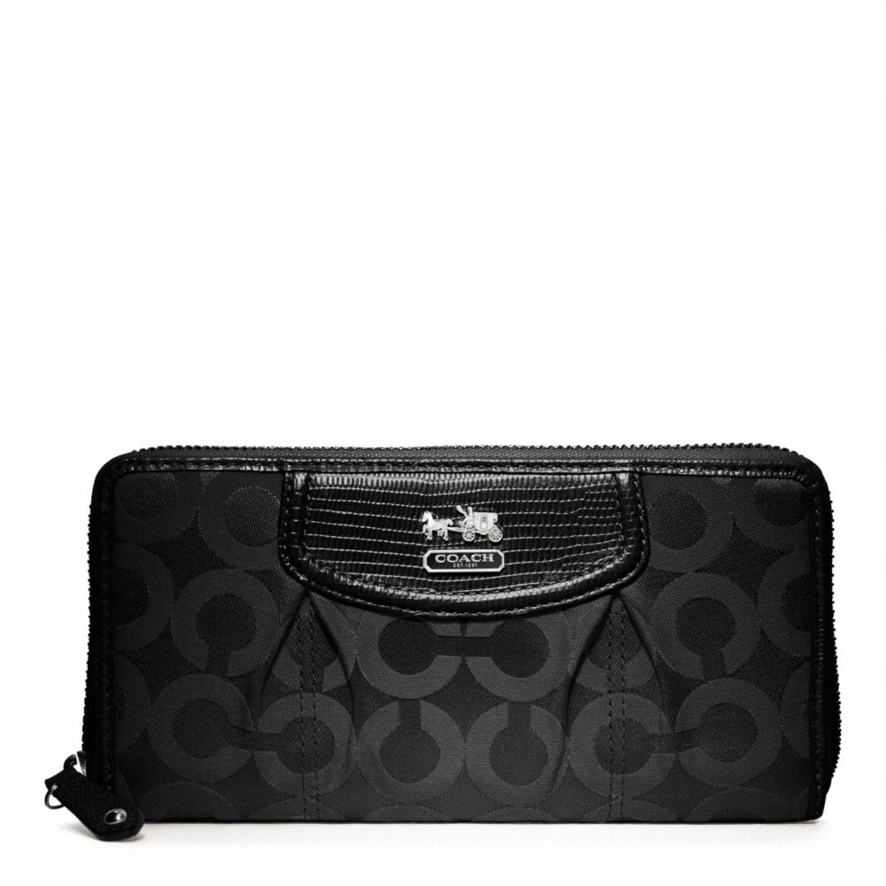 MADISON OP ART SATEEN ACCORDION ZIP