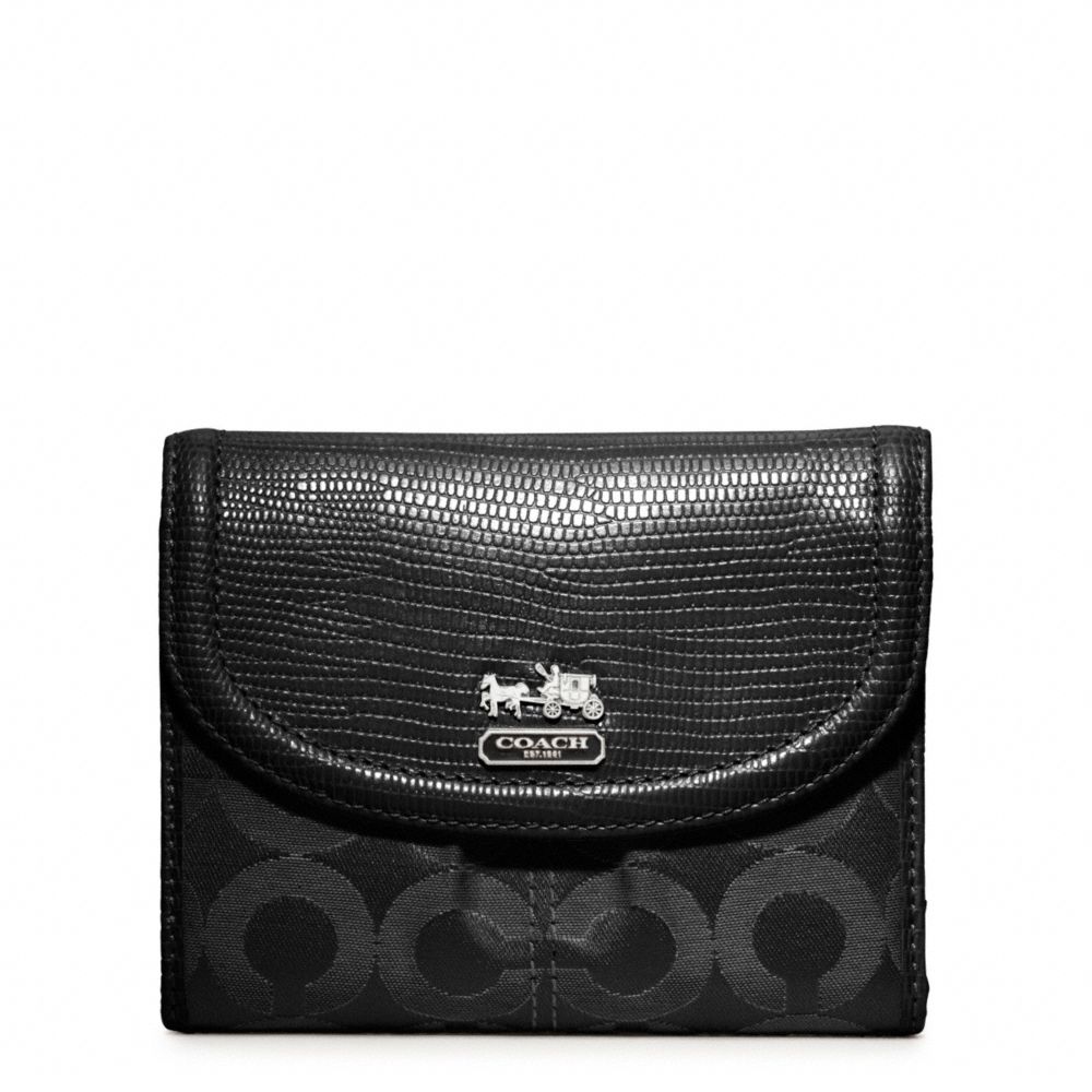 MADISON OP ART SATEEN MEDIUM WALLET