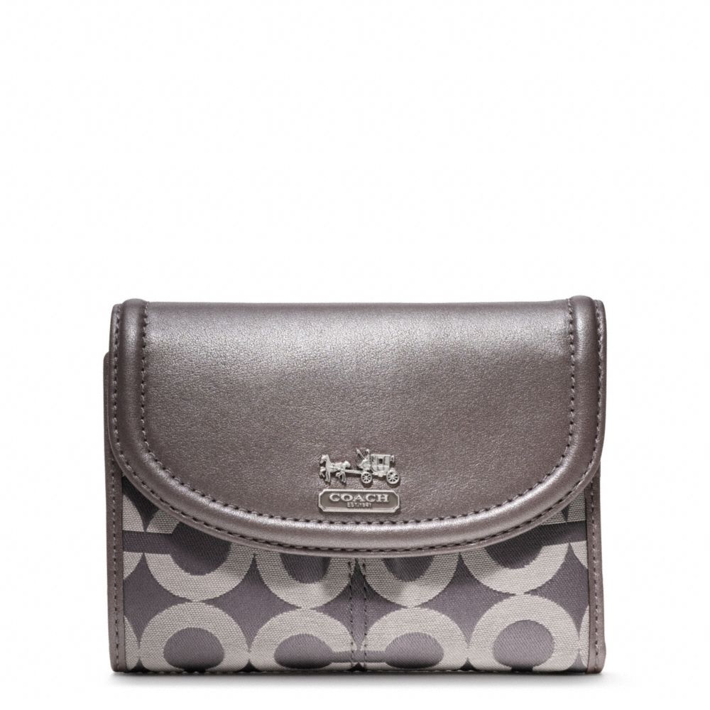 MADISON OP ART SATEEN MEDIUM WALLET