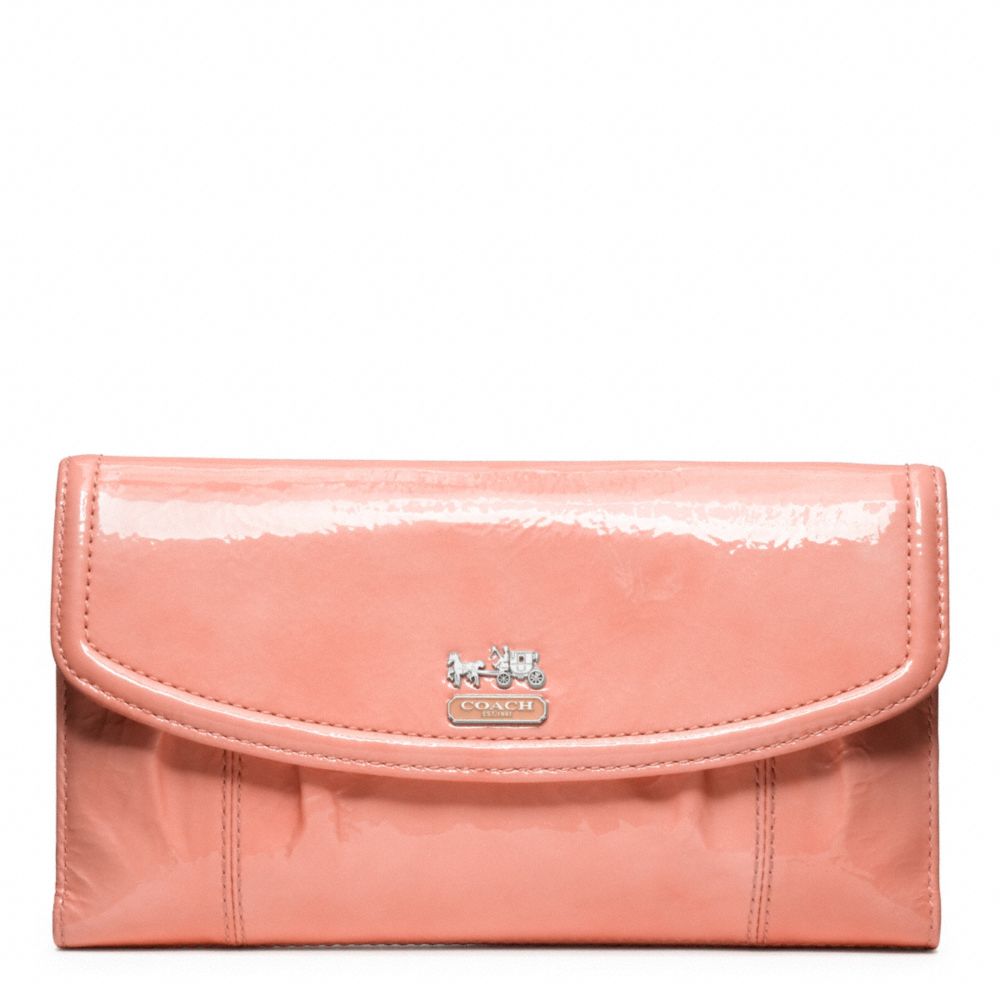 MADISON PATENT CHECKBOOK WALLET
