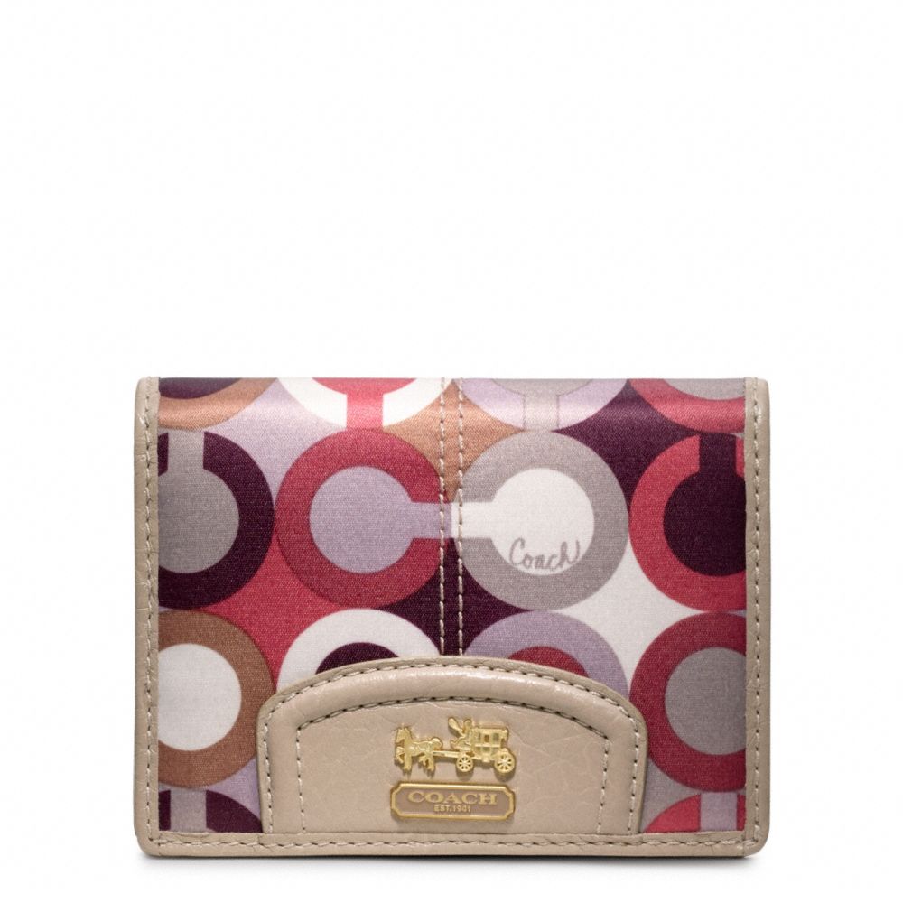 MADISON GRAPHIC OP ART SMALL WALLET