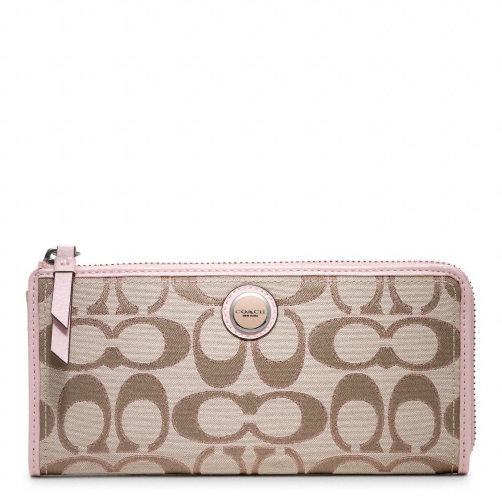 POPPY SIGNATURE SATEEN METALLIC SLIM ZIP